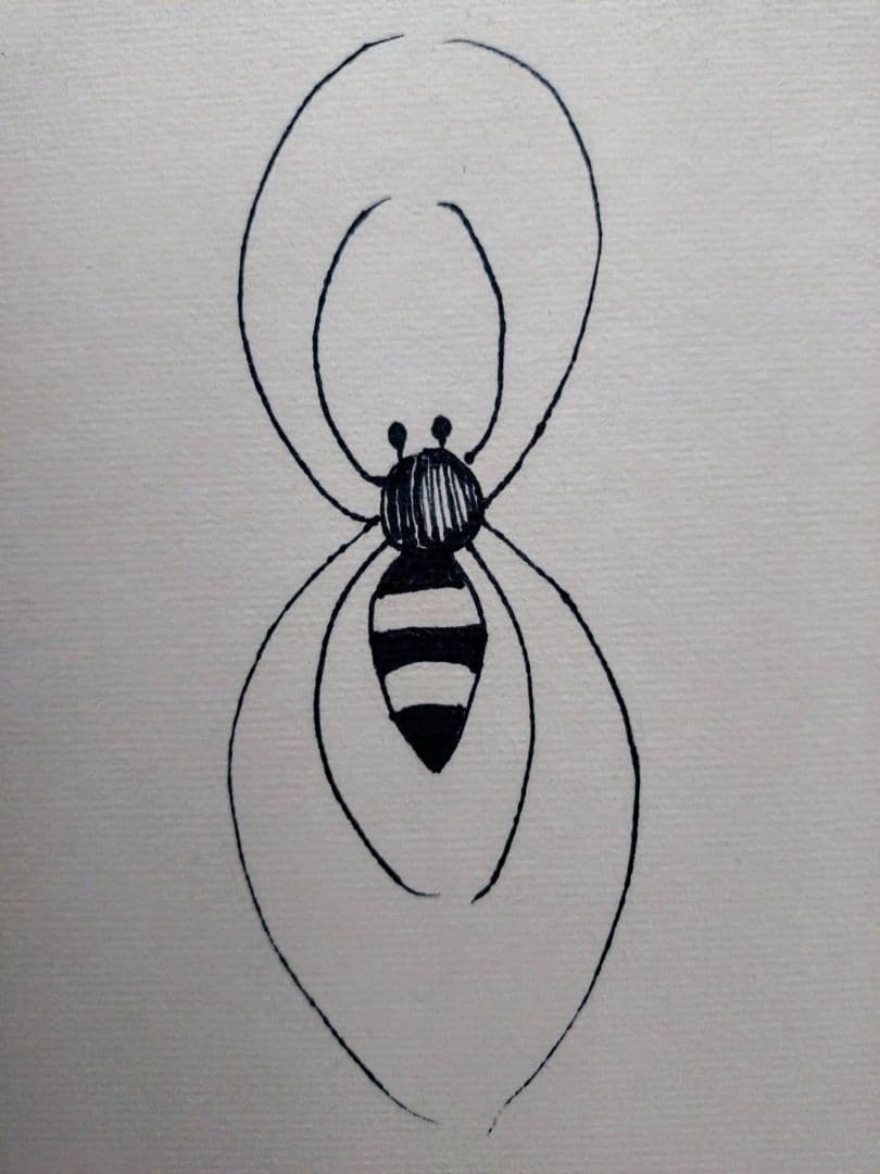 山下清【くも】手描き作品/サイン・印譜有/ペン画/色紙画/油彩/油絵/額縁/額装