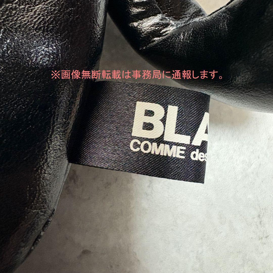 ブラック コムデギャルソン フェイク レザー クマ バッグ/ポーチ