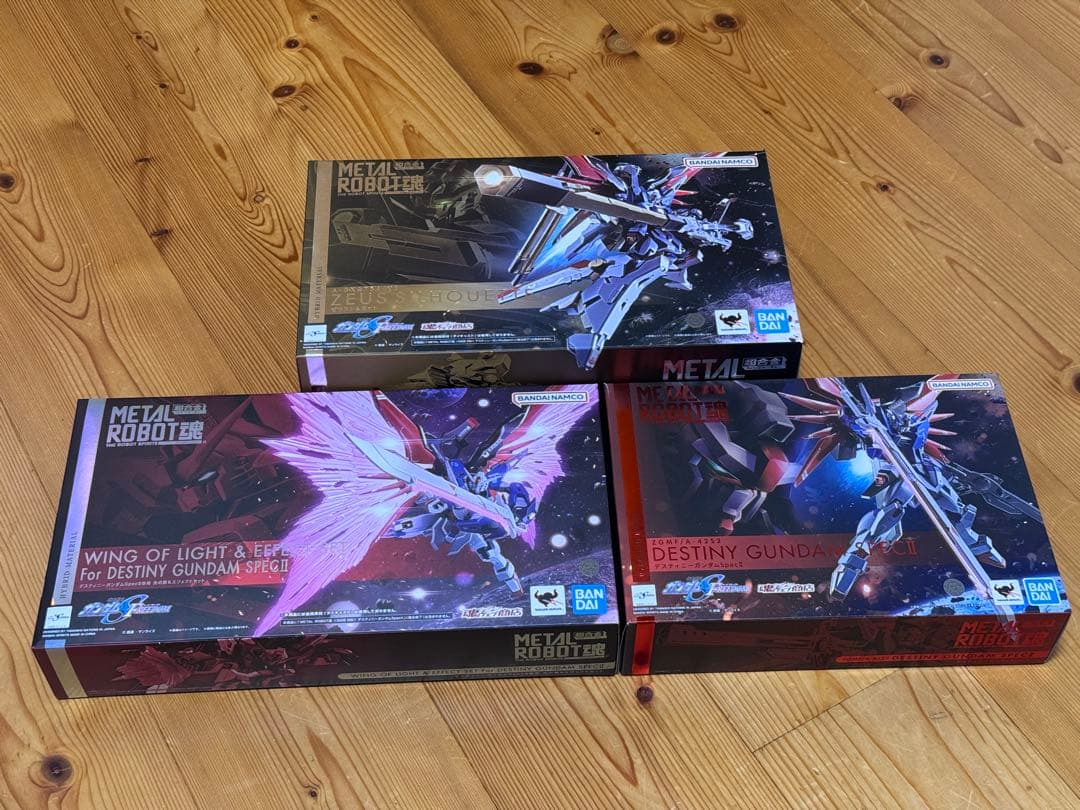メタルロボット魂デスティニーSPECⅡ ３点セット 抽選販売】METAL ROBOT魂 ＜SIDE MS＞ デスティニーガンダムSpecII【3