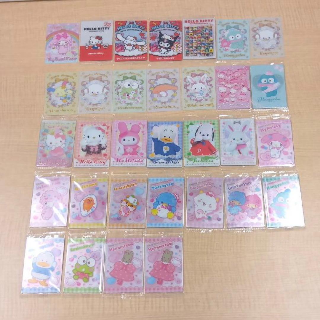 ❶サンリオキャラクターズ ウエハースカード コースターなど まとめ売り