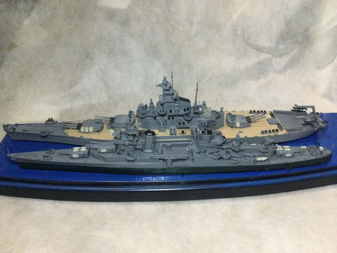 アメリカ海軍 戦艦サウスダコタ & 重巡洋艦インディアナポリス　1/700