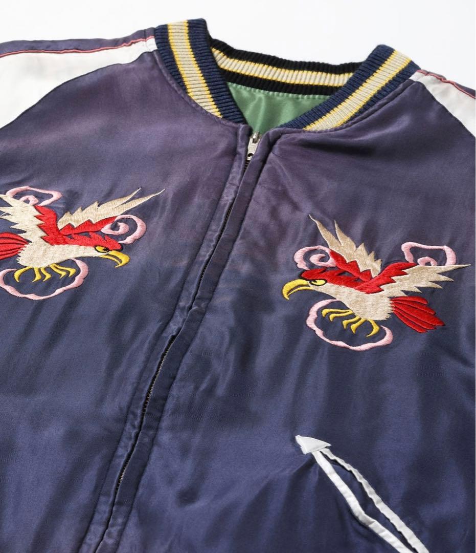 テーラー東洋 50'sヴィンテージ加工 ホワイトタイガー スカジャン