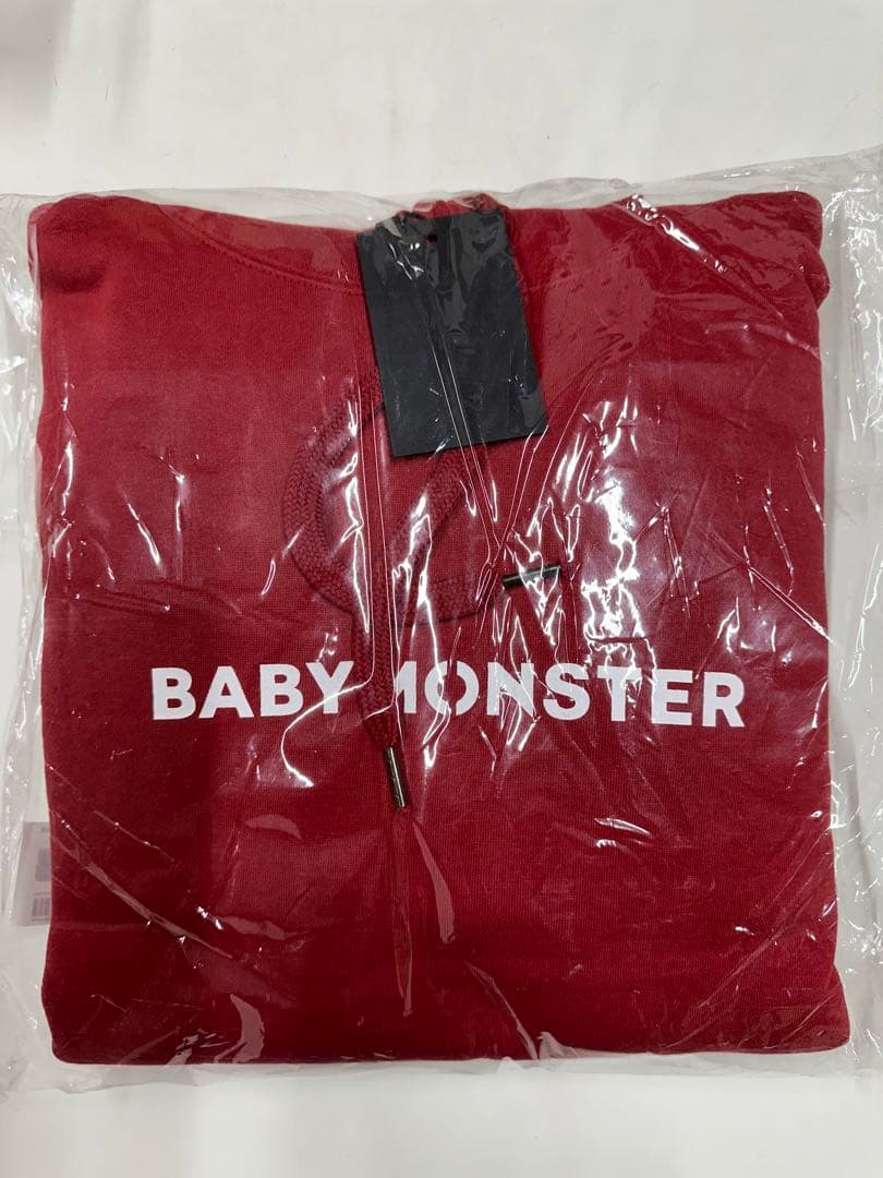 BABYMONSTER DRIP ポップアップ 赤 HORN パーカー Mサイズ - メルカリ