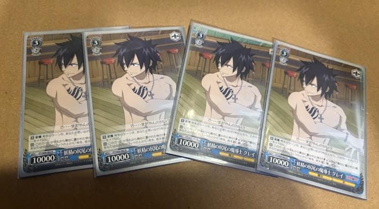 WS　フェアリーテイル　デッキ　旧弾のみ　レアスリーブ付き