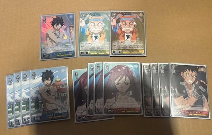 WS　フェアリーテイル　デッキ　旧弾のみ　レアスリーブ付き