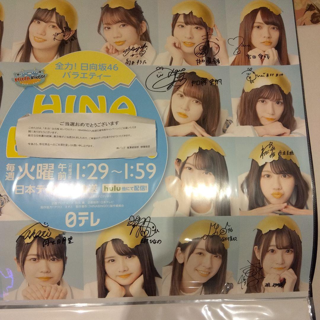 パンダコッタ日向坂46直筆サインポスター