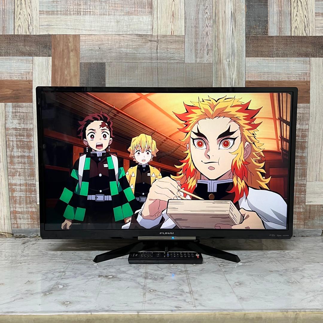 maaamiさん専用フナイ32V型液晶テレビ録画機能付。見ながら録画も可能