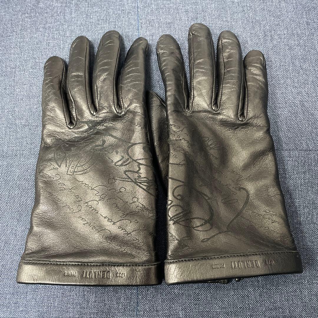 Berluti ベルルッティ　ダークグレー レザー手袋 Berluti(ベルルッティ) 手袋(メンズ) - ブランド通販のBUYMA