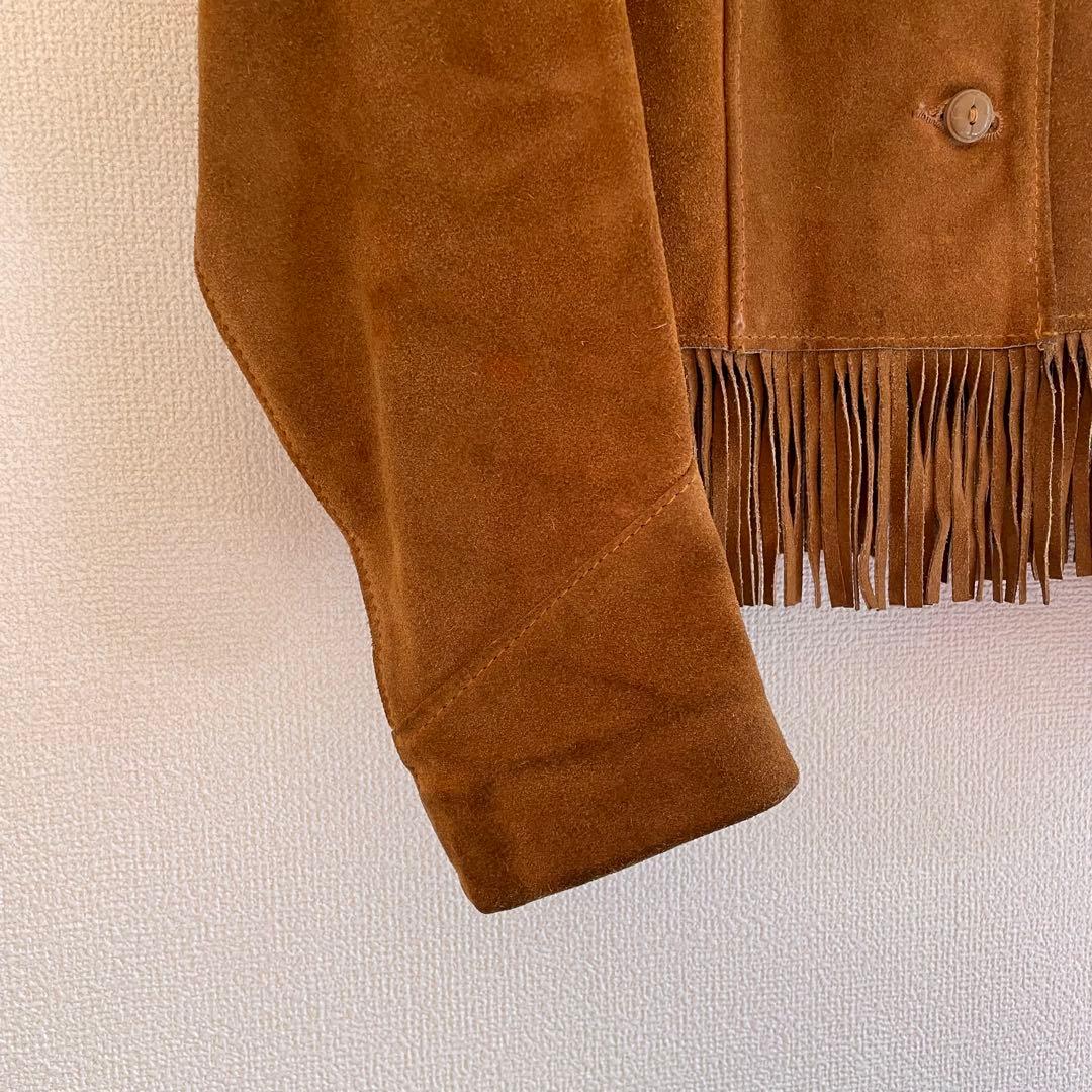 最終値下げSchott WESTERN フリンジスエード ジャケット サイズ12