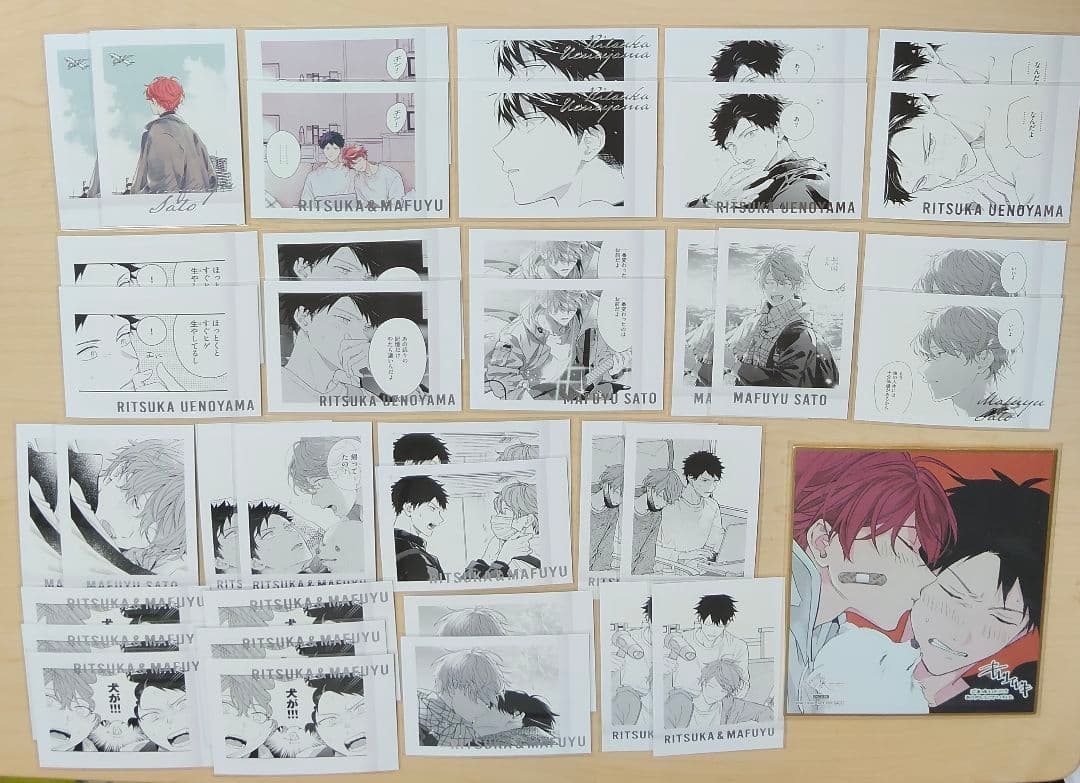 ギヴン展 ENCORE ぱしゃこれ 入場特典 色紙 佐藤真冬 上ノ山立夏