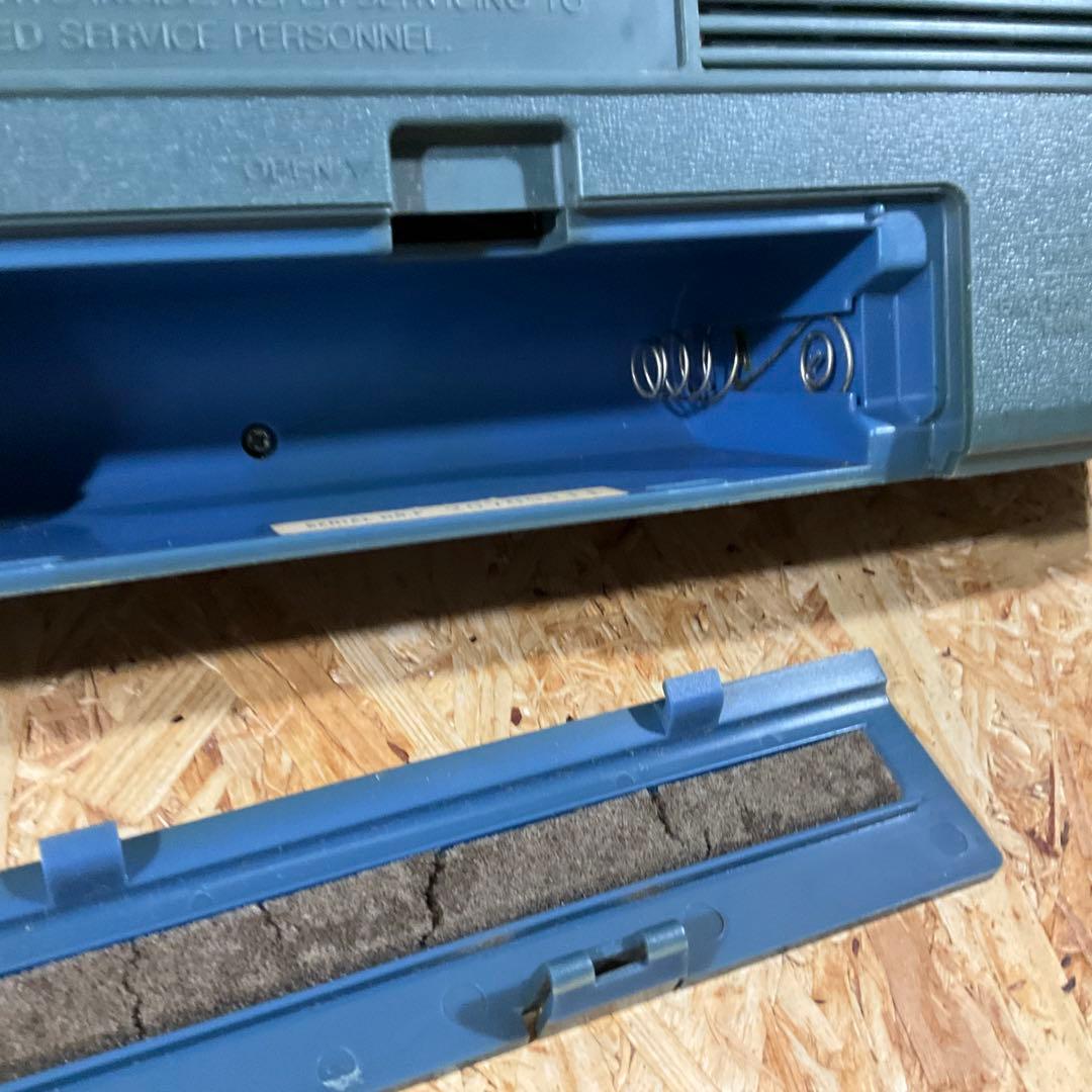 AIWA CS-J20 青 ／ラジカセ レトロ ジャンク ／ラジオ受信OK - メルカリ