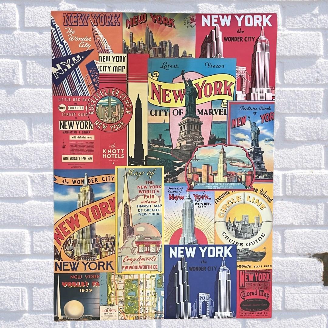 カヴァリーニ　ニューヨークポスター 楽天市場】Cavallini&Co 壁掛カレンダー2026/25/24年ニューヨーク