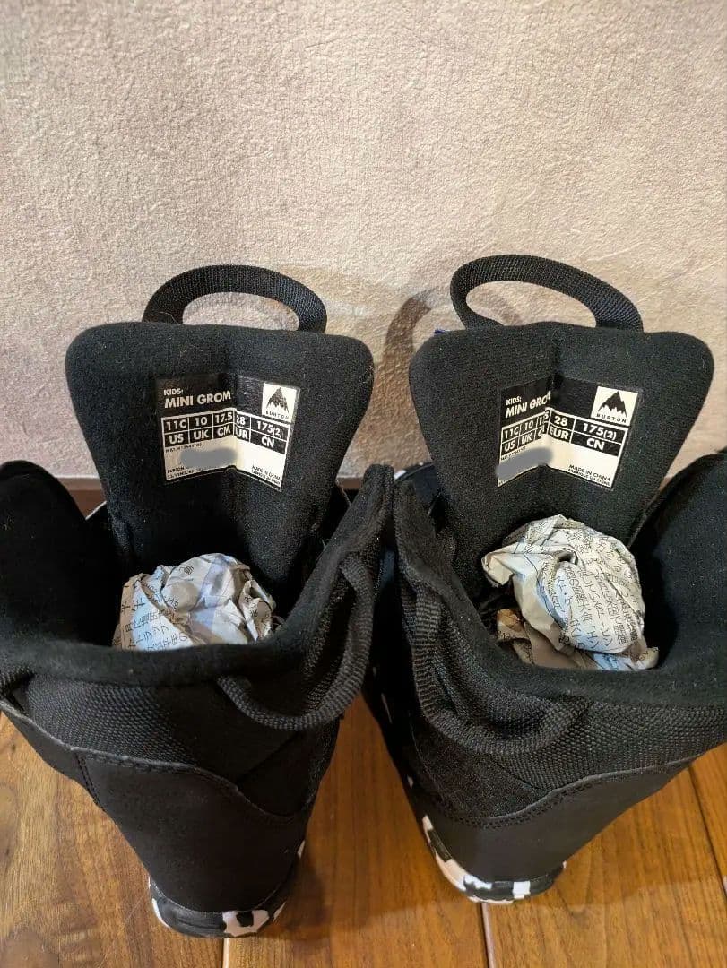 BURTON スノーボードブーツMini Grom（17.5〜18.5cm）