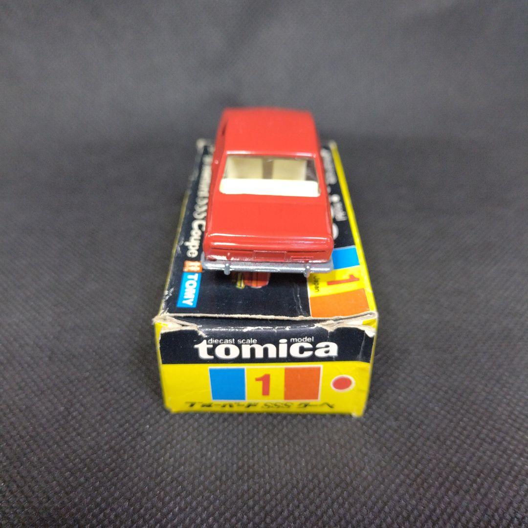 【116】トミカ　黒箱　日本製　ブルーバード　SSS　クーペ　1Eホイール