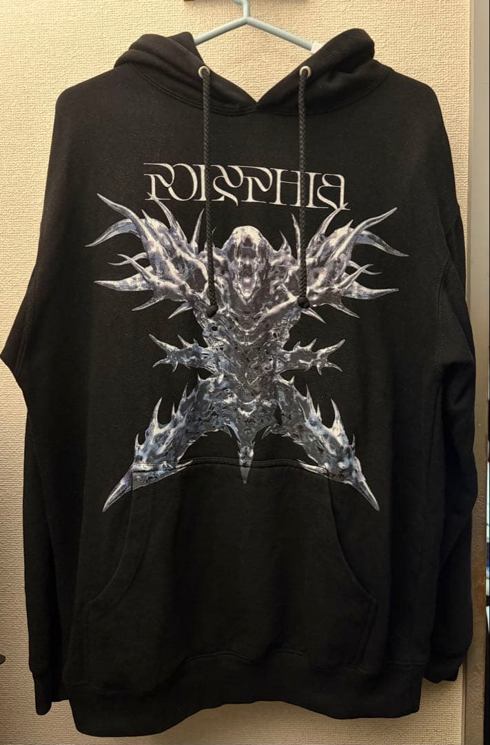 Polyphia ポリフィア 黒パーカー Mサイズ