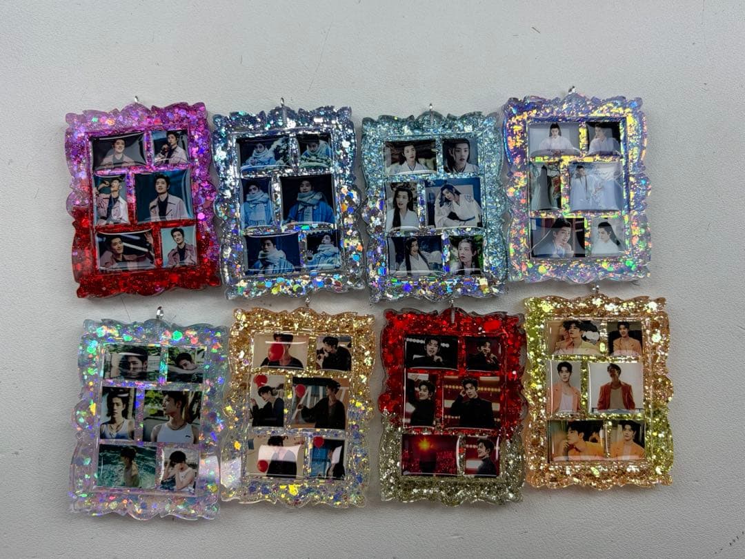 肖戦 新作 六宫格 レジンキーホルダー❣️8点セット❣️確認用❣️0224