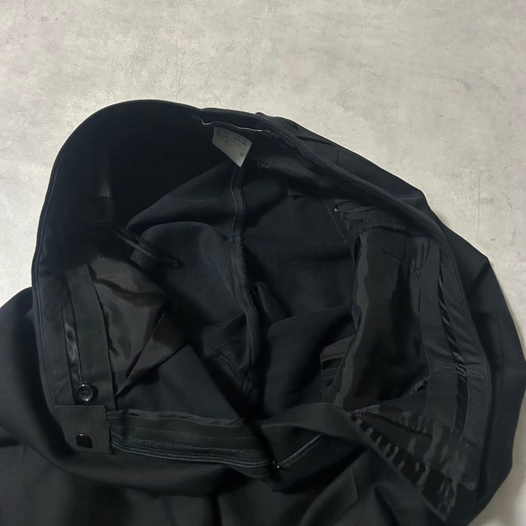 セオリーリュクス スーツ セットアップ ワイドパンツ ダブル 黒