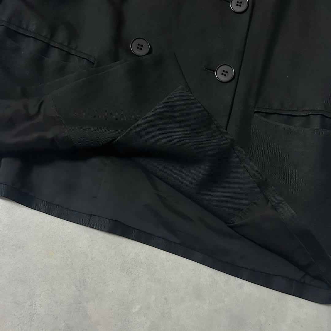 セオリーリュクス スーツ セットアップ ワイドパンツ ダブル 黒