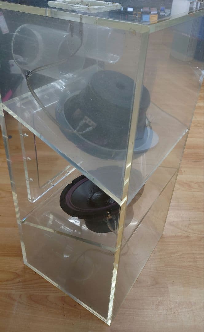 ☆【超レア】透明アクリル製ウーファーボックス・サブウーファー