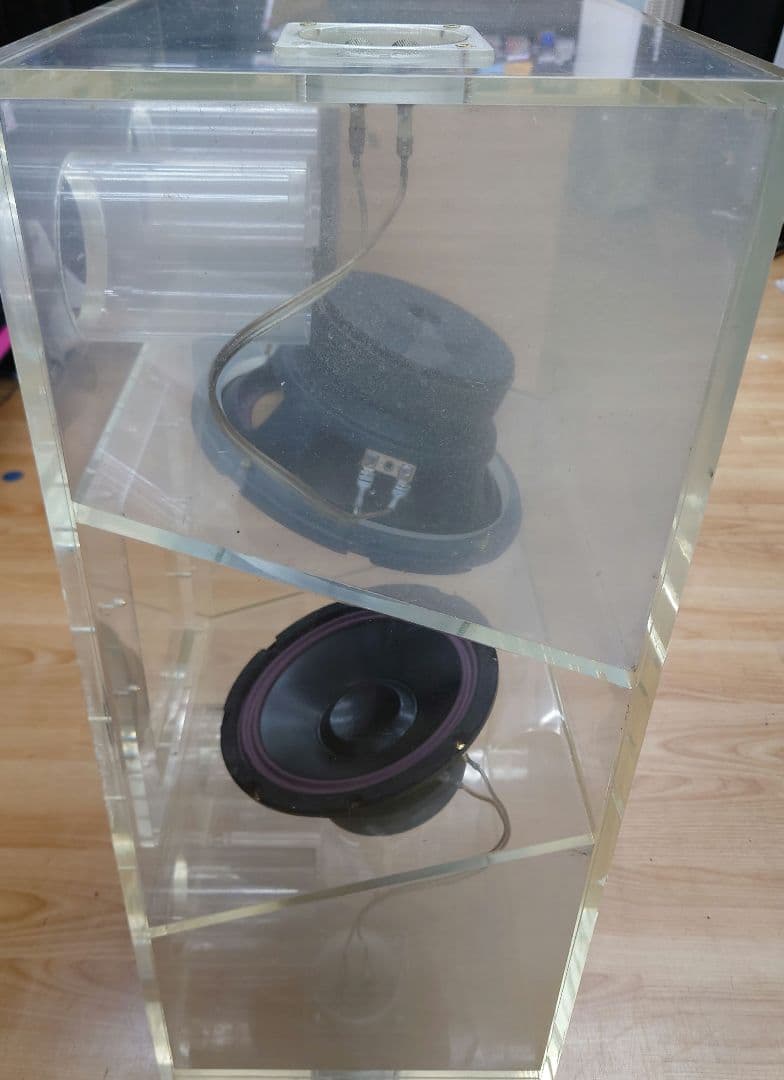 ☆【超レア】透明アクリル製ウーファーボックス・サブウーファー