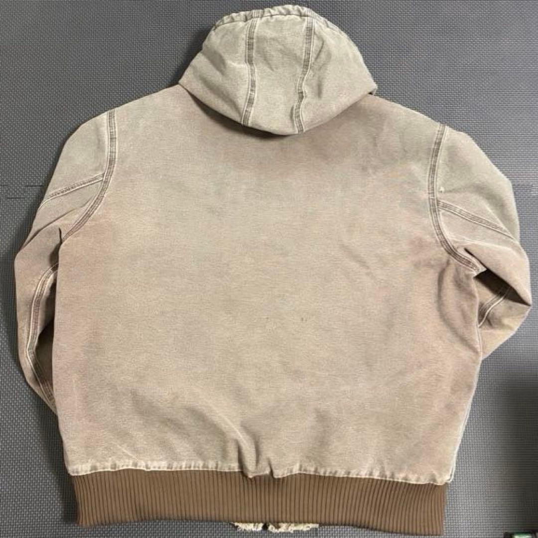 00s Carhartt ダックジャケット アクティブジャケット 鬼ヒゲ 焦茶