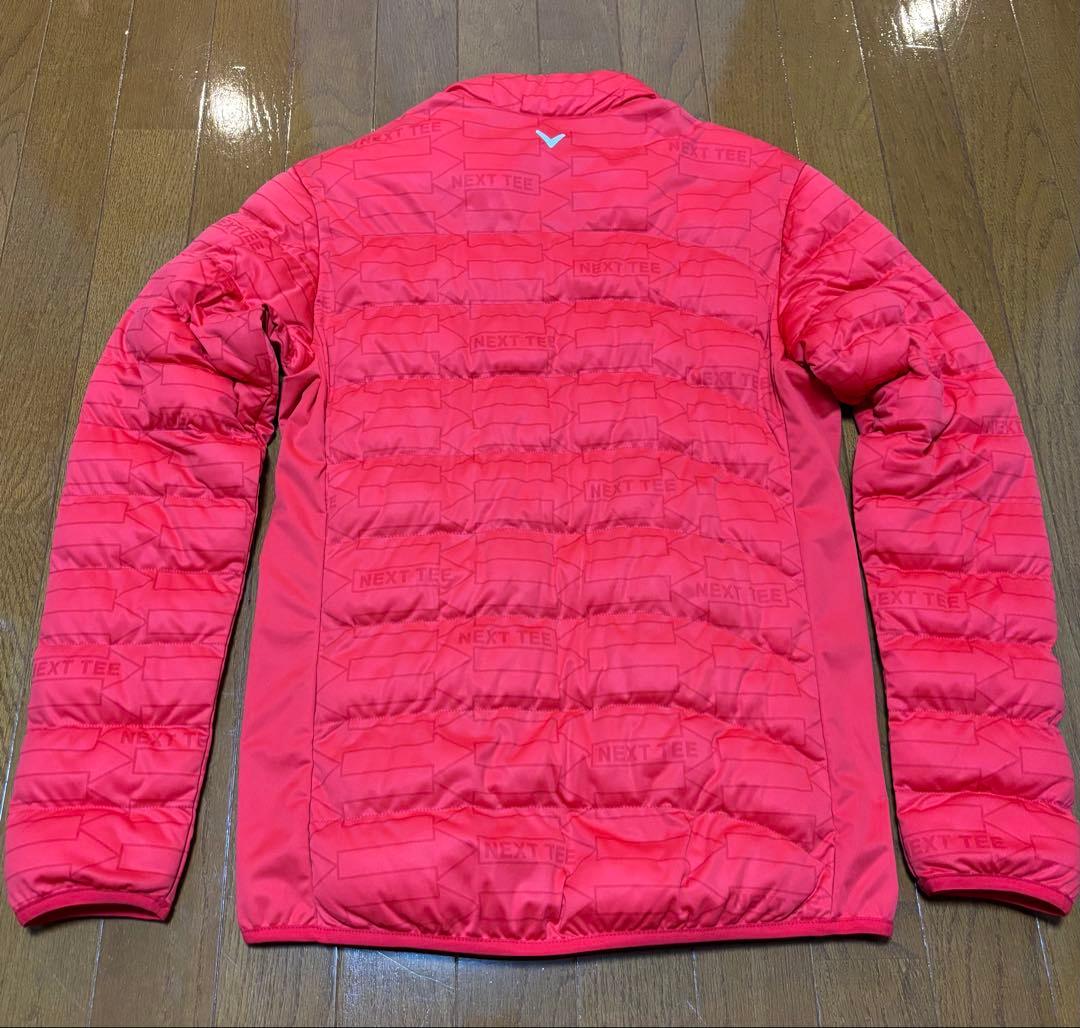 未使用品】キャロウェイCallaway ゴルフダウンジャケット レッド L