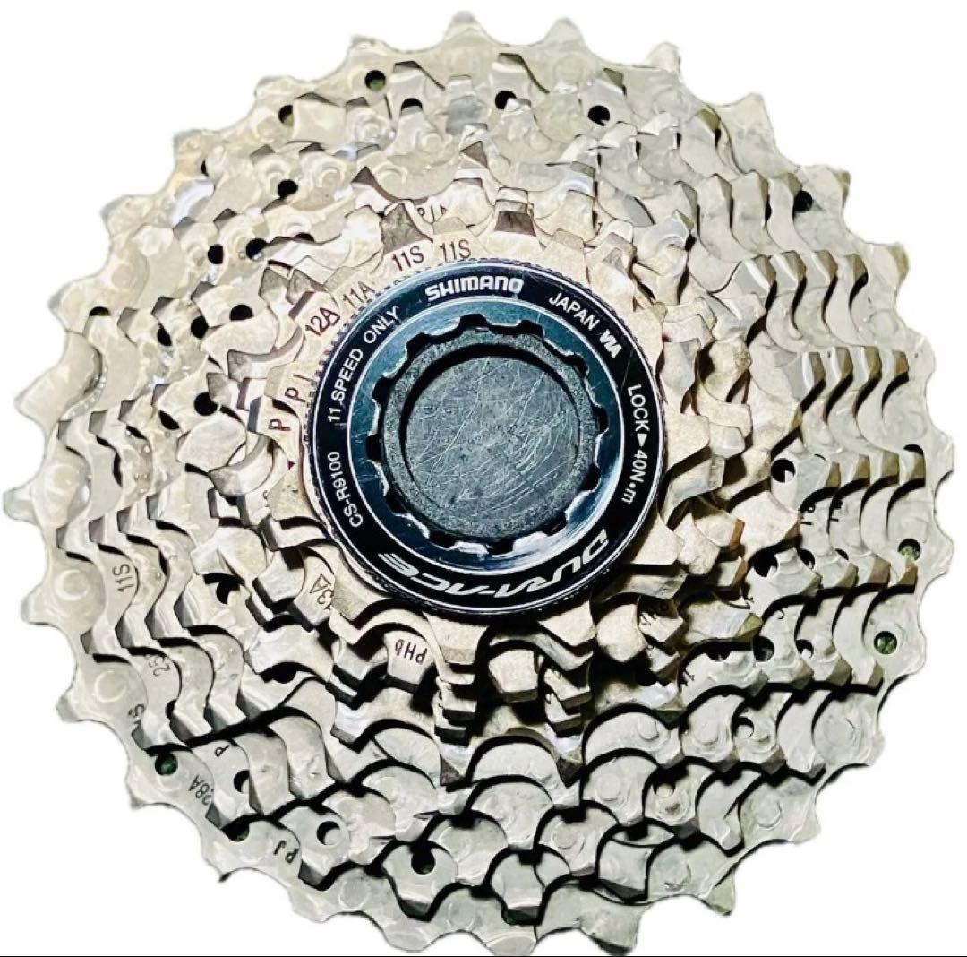 ⭕️美品 シマノ デュラエース CS-R9100 11-28T スプロケ 走行少