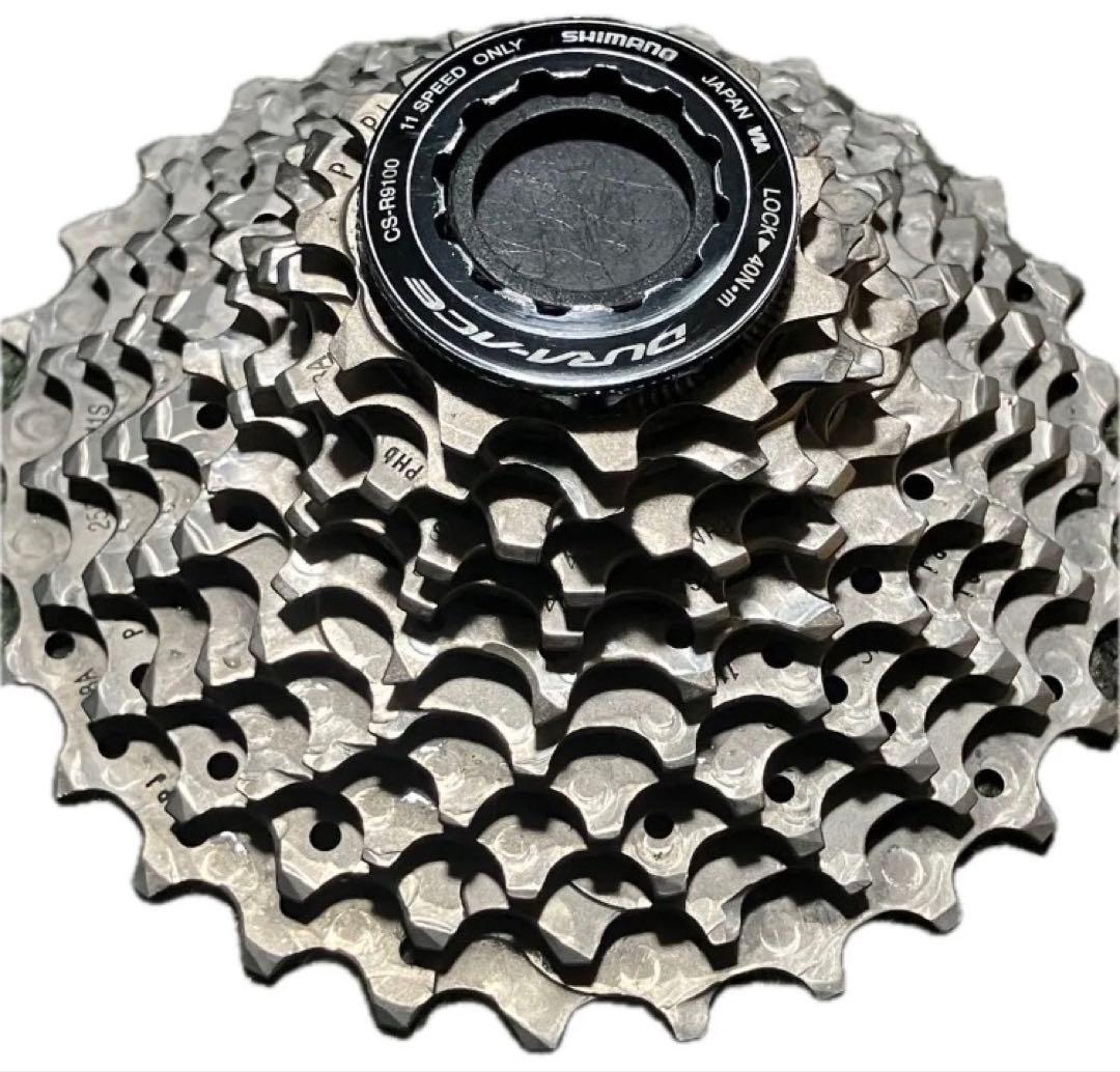 ⭕️美品 シマノ デュラエース CS-R9100 11-28T スプロケ 走行少
