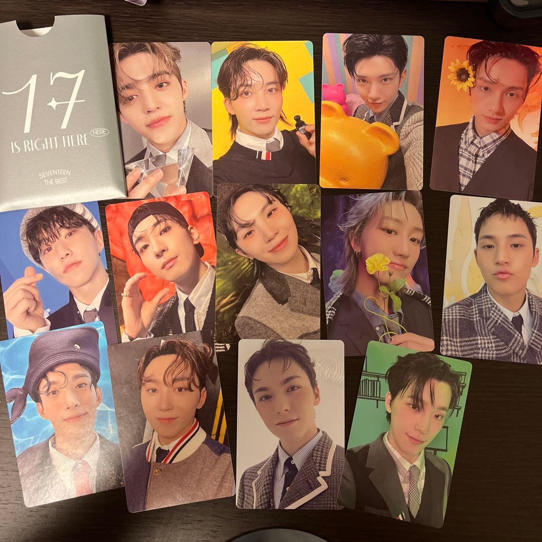 SEVENTEEN セブチ ベストアルバムHERE 盤 トレカ コンプ 13枚 - メルカリ