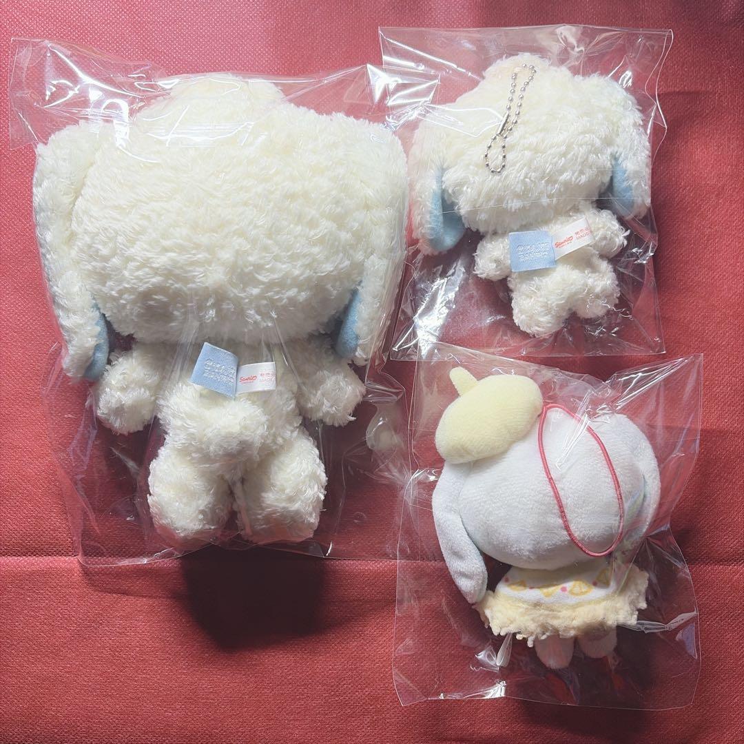 希少！　シュガーバニーズ　あおみみうさ　ぬいぐるみ　マスコット　3点セット