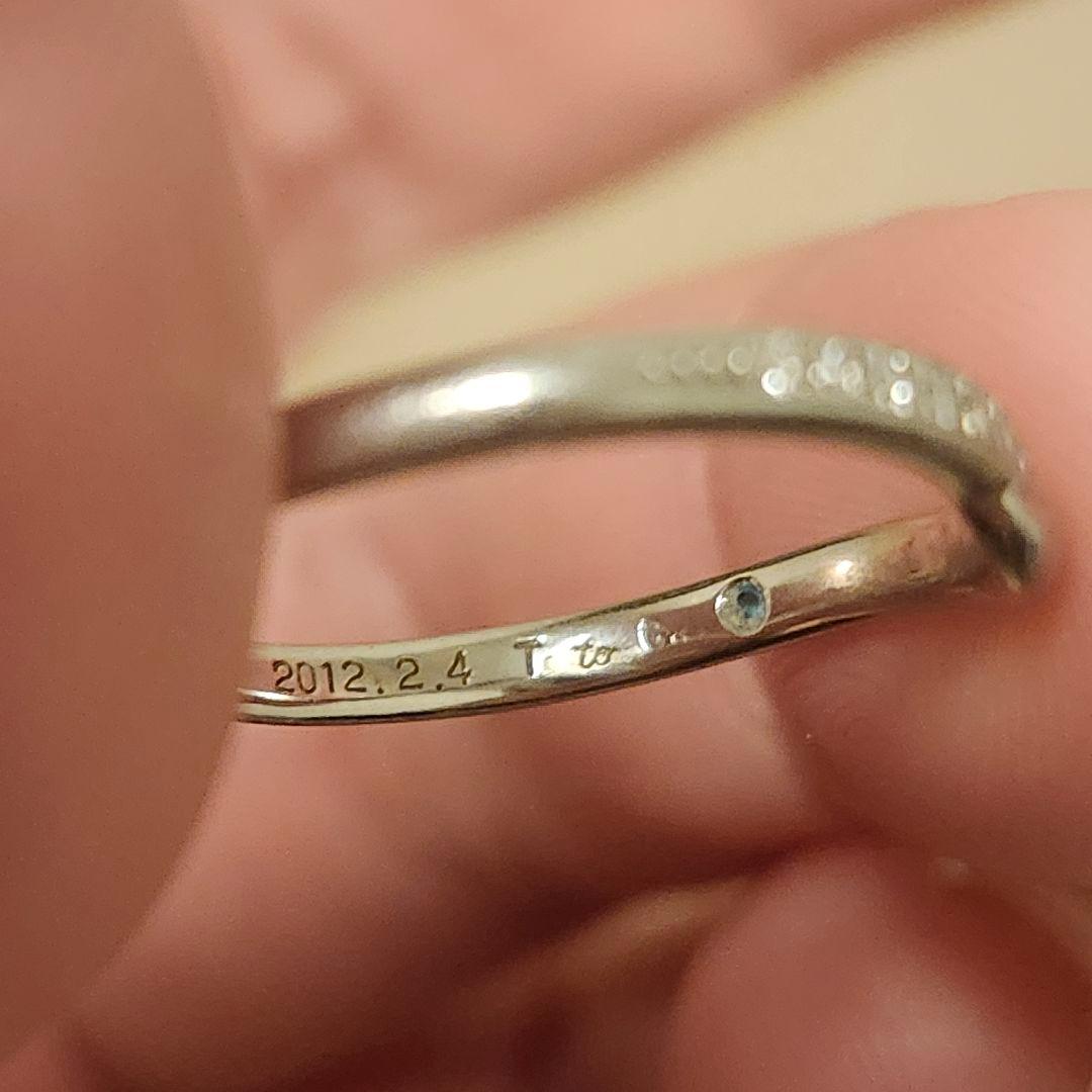 Pt950 ダイヤ0.01ct 結婚指輪 16号 ガラ オカチマチ - メルカリ