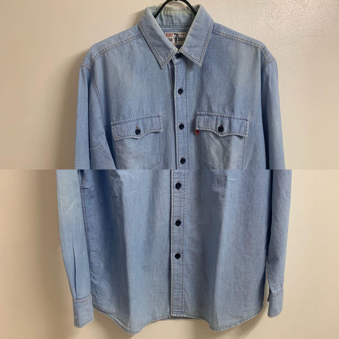 Levi's VINTAGE 90s サドルマンタグ オレンジタブ デニムシャツ - メルカリ