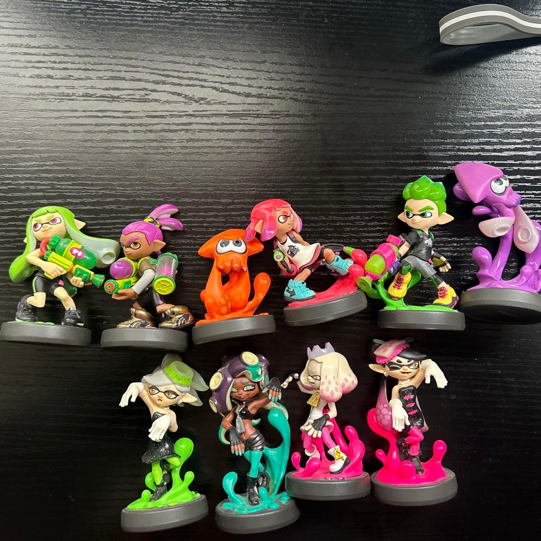 スプラトゥーン amiibo 10種 【内3種限定カラー】 楽天ブックス: amiibo スプラトゥーンシリーズ 限定色3種セット