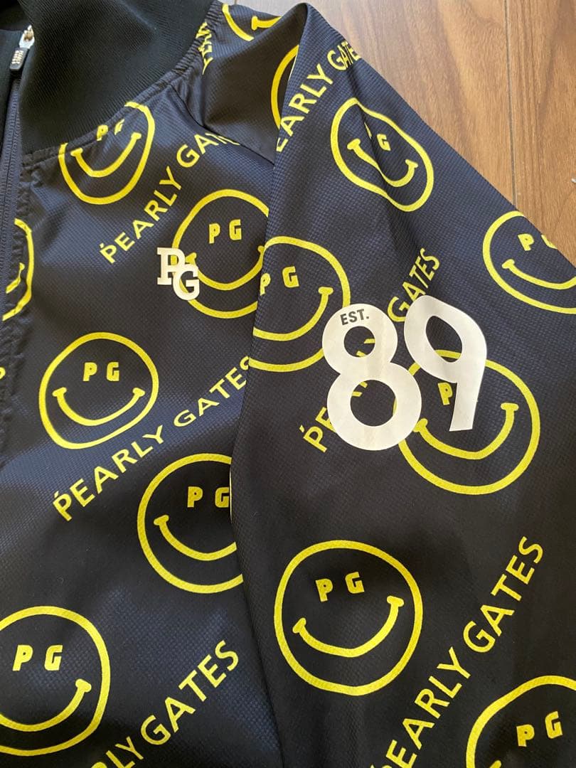 美品✨【PEARLY GATES／国内正規品】ブルゾン スマイル ブラック