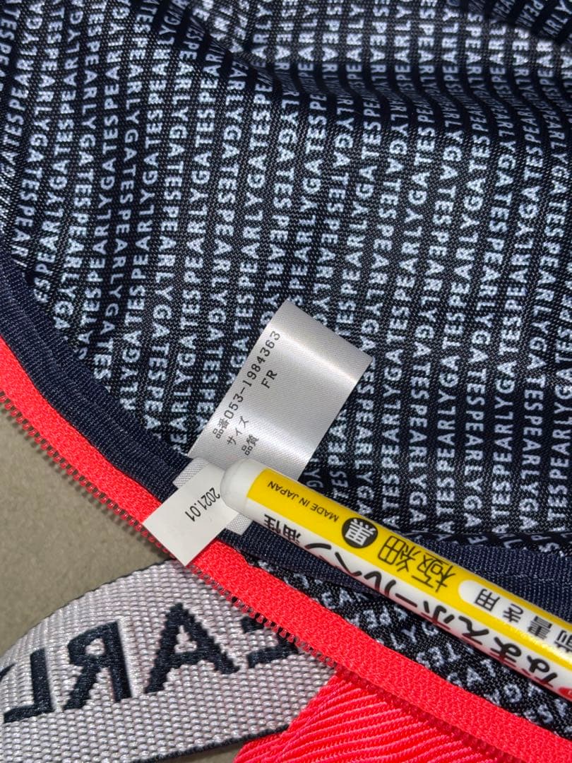 新品）パーリーゲイツ、蛍光オレンジ色、クラブケース、サブバッグ