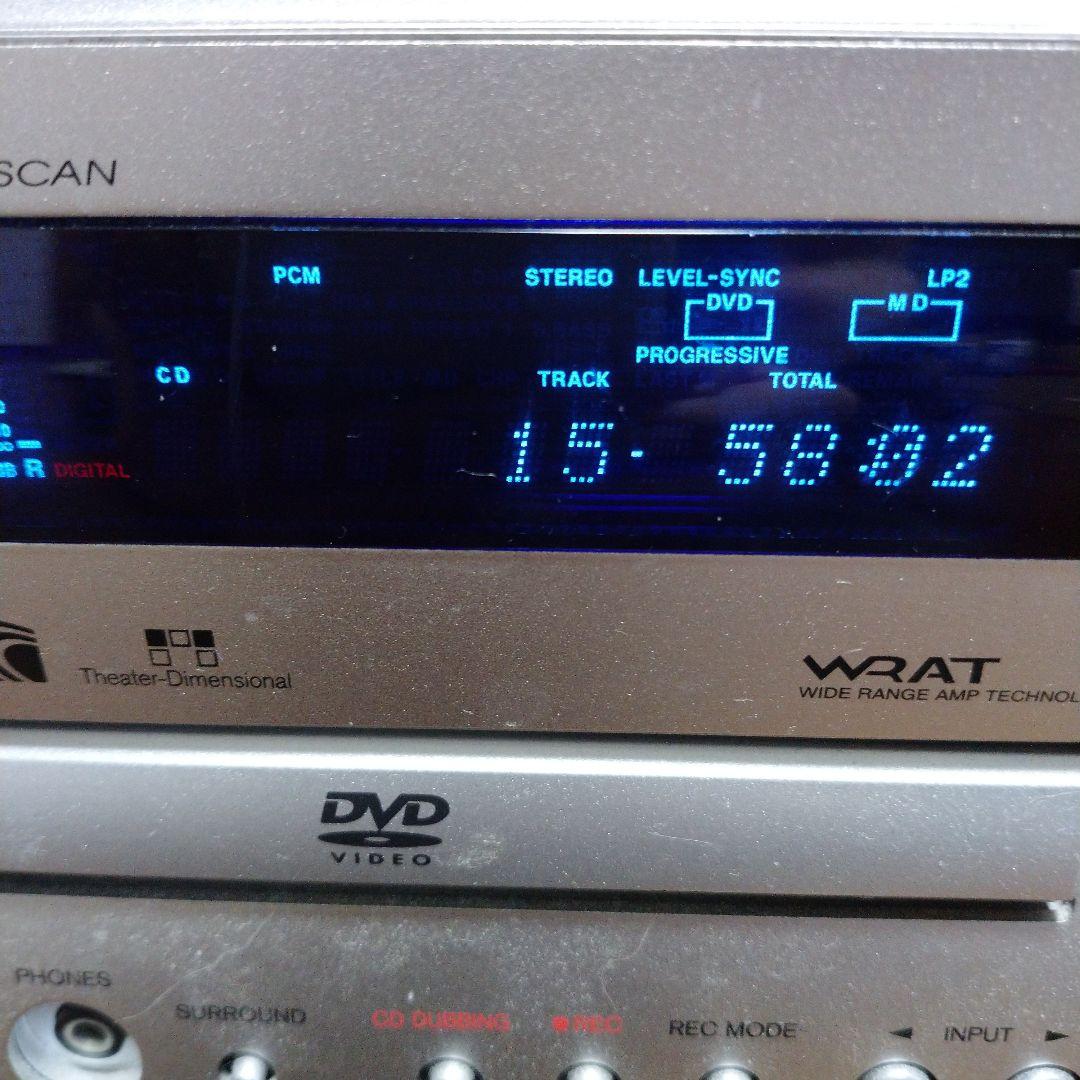 ジャンク】ONKYO DVD/MDチューナーアンプセット