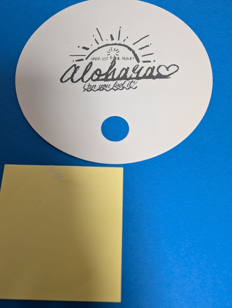 KARA ハラ　チョコチップクッキー　直筆サイン入り　団扇［うちわ］