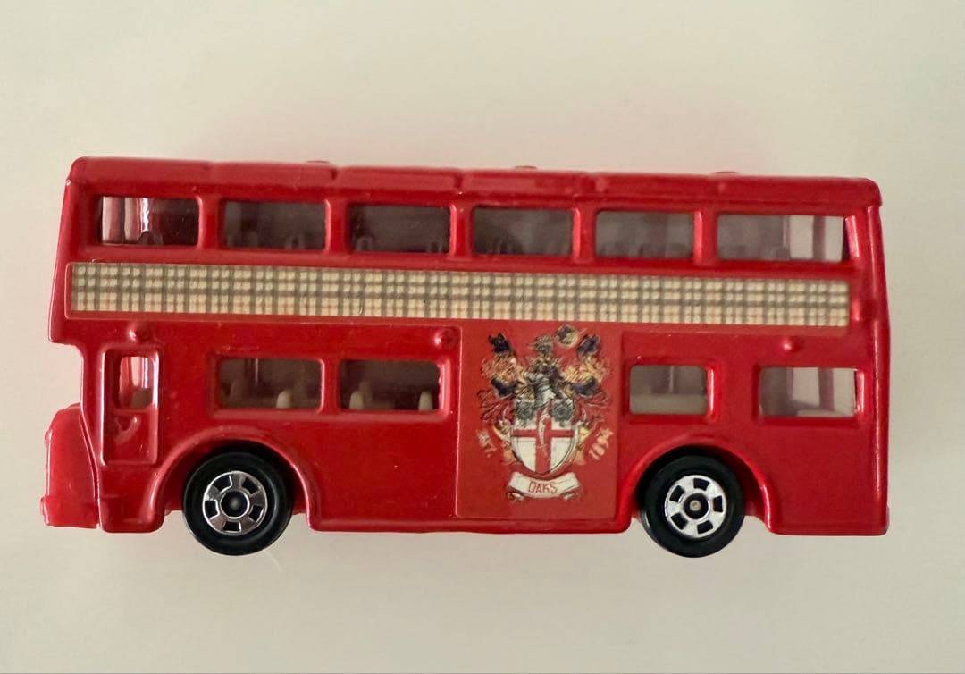 【幻のトミカ 非売品】DAKSコラボ 二階建てバス 貴重 ナイガイ社＆ダックス