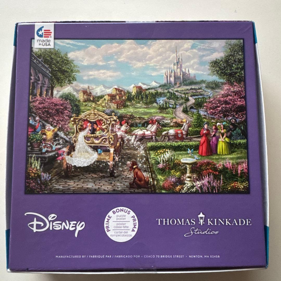 新品 トーマス・キンケード ディズニー シンデレラ 1000ピース パズル
