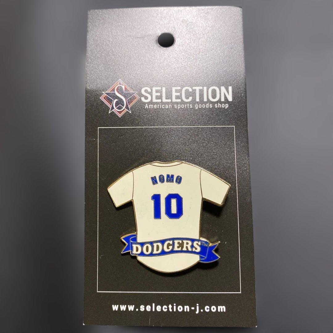 希少未使用 説明必読】MLB 野茂英雄DODGERSドジャースピンバッジ#10