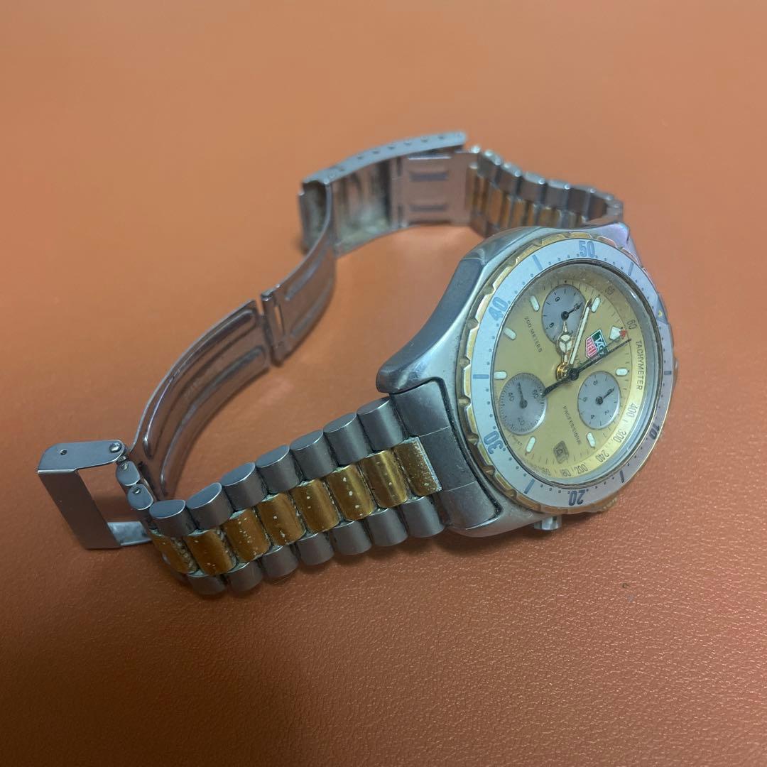 タグホイヤー 575.406R クロノグラフ クォーツ メンズ