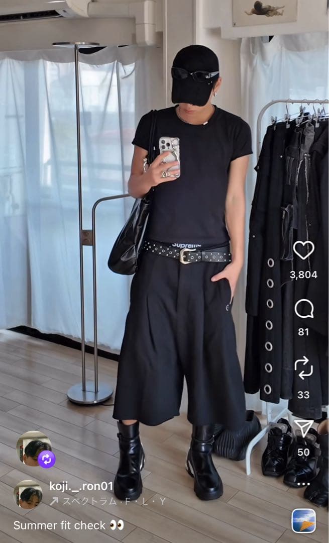 jentlouis Leather Studded Belt Free size - メルカリ