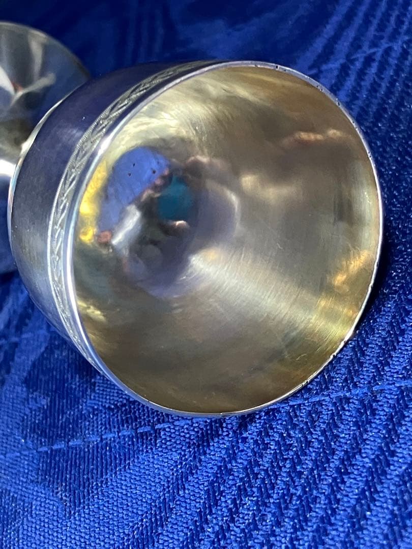 服部時計店 明治大正時代 銀杯 酒器 アンティーク 純銀 燕刻印 - メルカリ