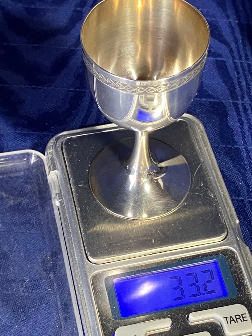 服部時計店 明治大正時代 銀杯 酒器 アンティーク 純銀 燕刻印 - メルカリ