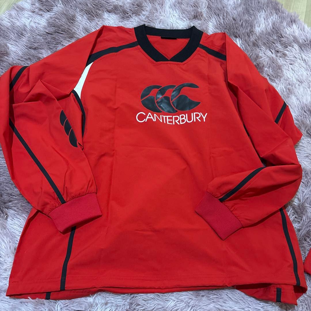 CANTERBURY ウォームアップウェアセット レッド - メルカリ
