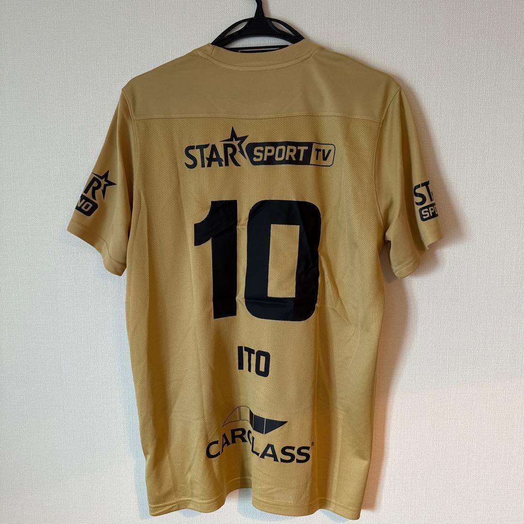 【ブラジル戦歴史的勝利記念お値下げ】GENK伊東純也選手3rdユニM新品 ブラジル戦歴史的勝利記念お値下げ】GENK伊東純也選手3rdユニM新品