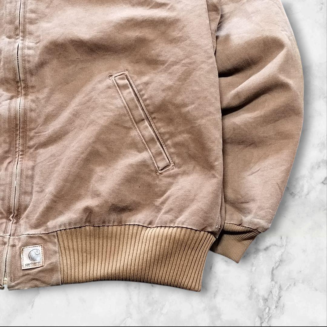 USA製 カーハート サンタフェジャケット XL 2010s ブラウン ダック地
