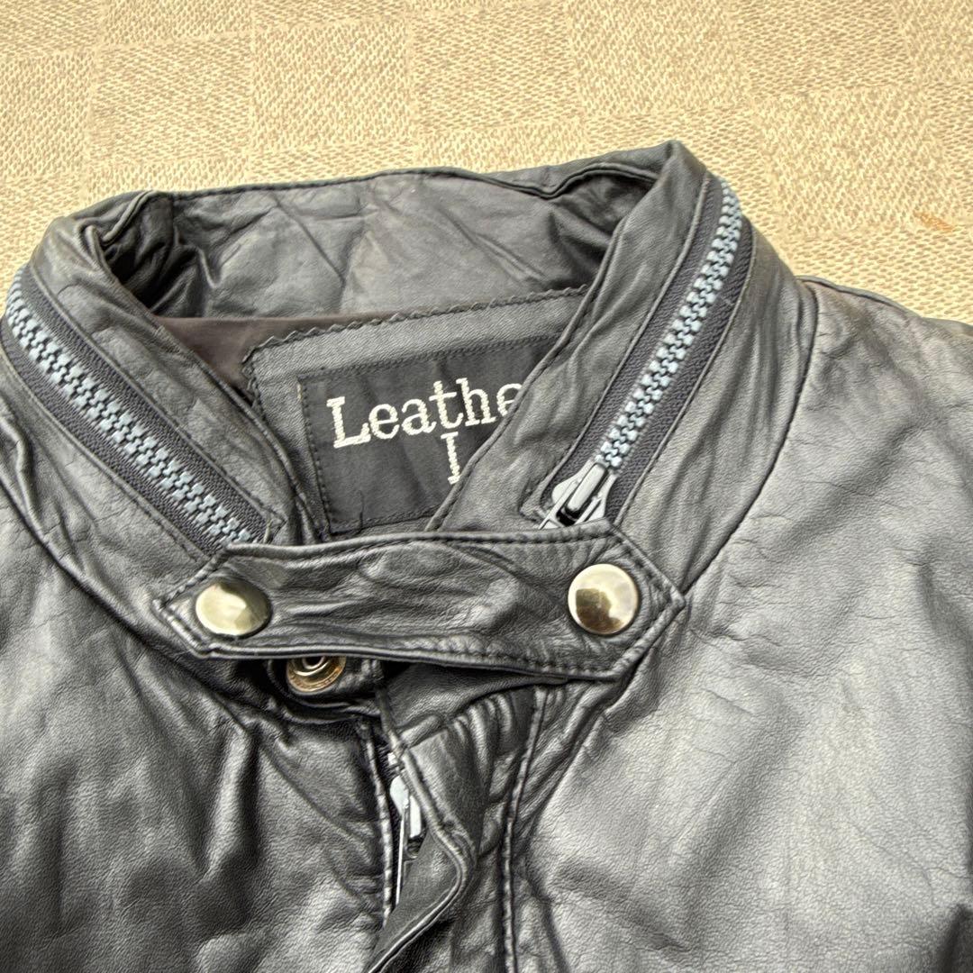 y2k 90s vintage レザージャケット 短丈 archive メンズ - メルカリ