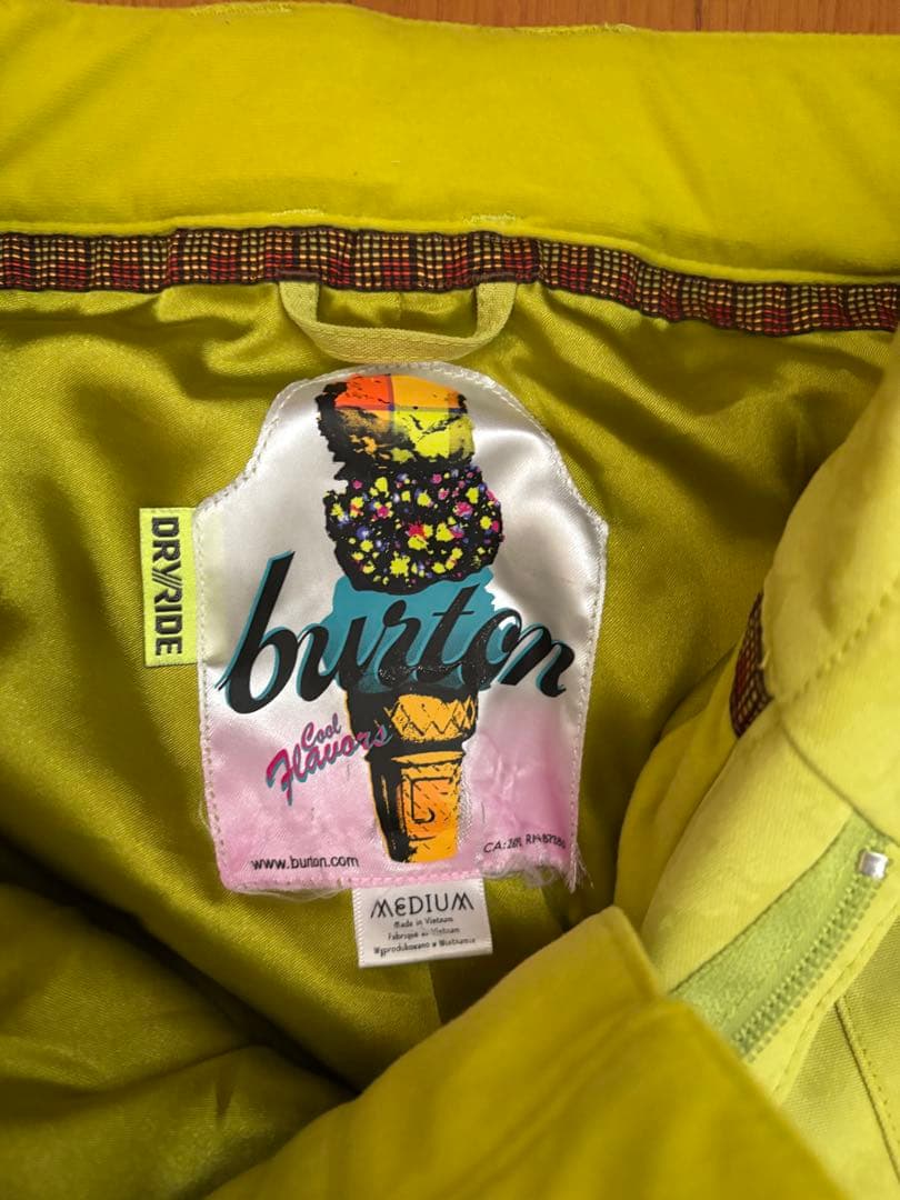 Burton スノーボードウェアセット M チェック柄 - メルカリ