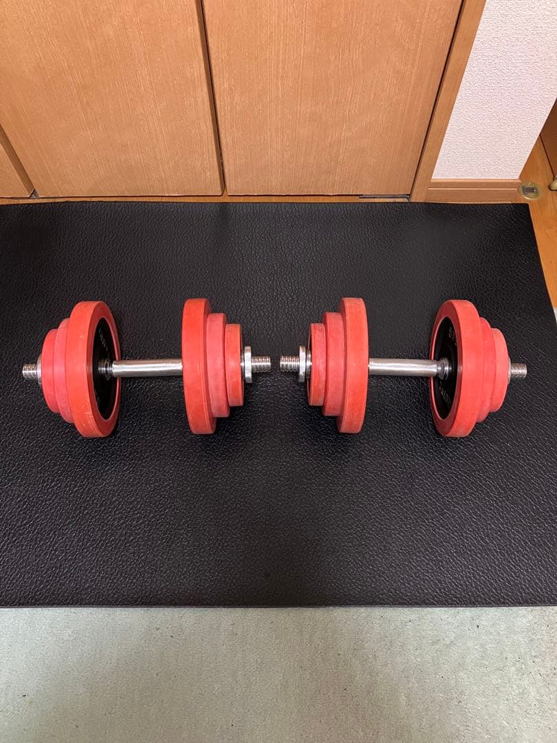 アイロテックラバーダンベル20kg2個セット お引き取り限定 船橋市